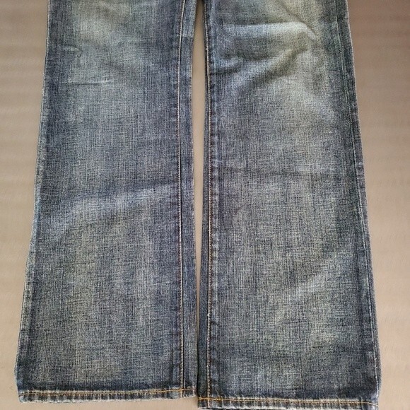 Ted Baker Vintage Y2K 100% Cotton Button Fly Relaxed Straight Leg Denim Jeans 34 - Picture 3 of 16